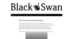 Desktop Screenshot of blackswanevents.org