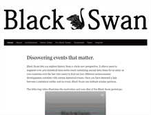 Tablet Screenshot of blackswanevents.org