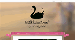 Desktop Screenshot of blackswanevents.net